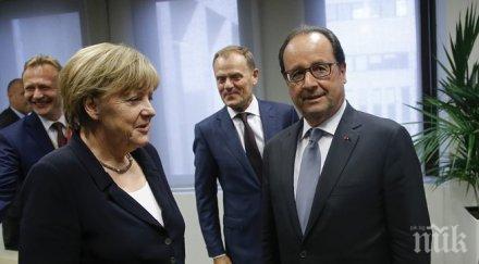 париж берлин искат единен отговор спрямо бежанската криза