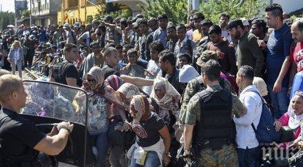 бежанци сбиха центъра белград