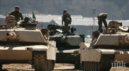 военни бронирана техника участват охраната границите българия