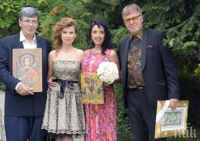 Илиана и Наско кумуват на сватбата на златното момиче Анелия Раленкова (снимки)