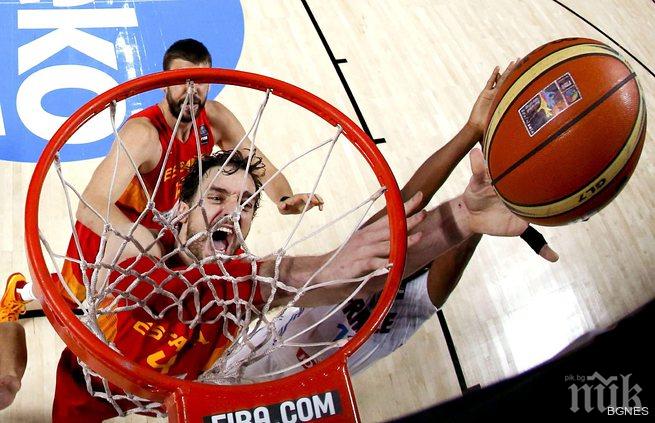 Испания разгроми Македония с 34 т. разлика в контрола