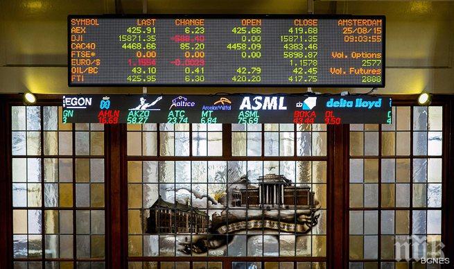 Колебливо съживяване на европейските борси