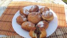 Понички с шоколад