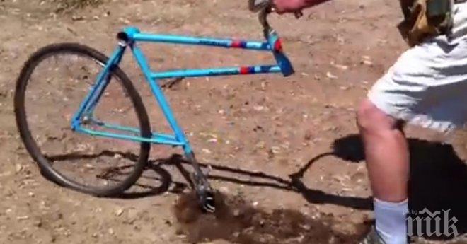 Експерт в орането 99-ти левъл! Този човек ще те изуми с начина, по който може да изоре една градина...