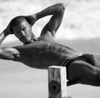 Дейвид Бекъм снима по бельо