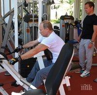 Путин и Медведев помпат мускули заедно в Сочи