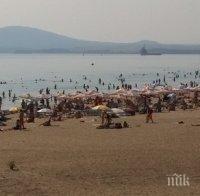 Наплив на бургаския плаж в последния уикенд на август
