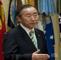 Бан Ки-мун призова за въвеждането на мораториум върху ядрените изпитания