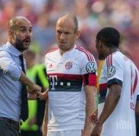 Ариен Робен нападна Дъглас Коща, правел циркаджийски номера