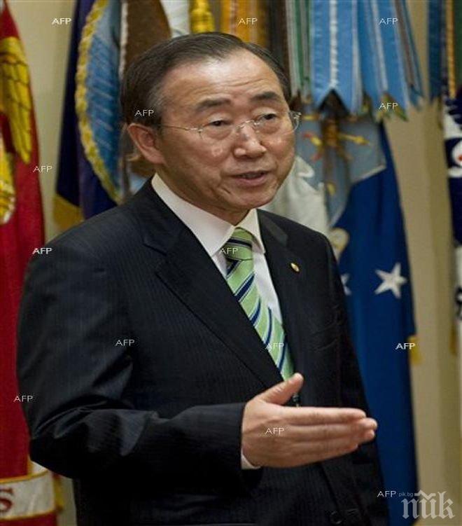 Бан Ки-мун призова за въвеждането на мораториум върху ядрените изпитания