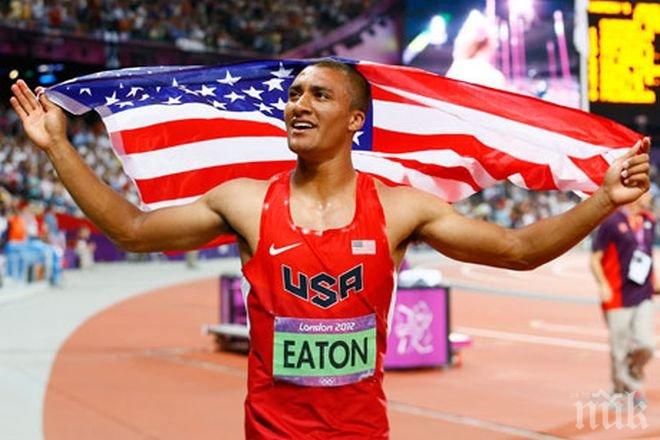 Феноменален Ийтън подобри световния рекорд в десетобоя
