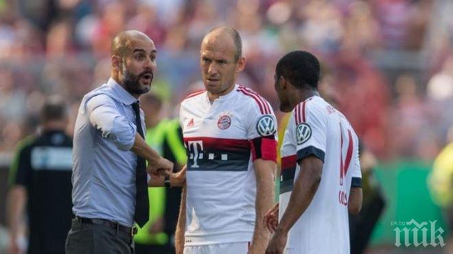 Ариен Робен нападна Дъглас Коща, правел циркаджийски номера