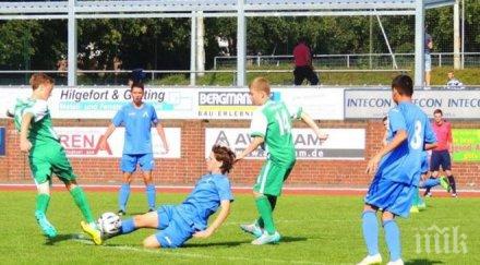 младите таланти левски громят германия