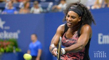 серина отказа набързо първата съперничка йорк