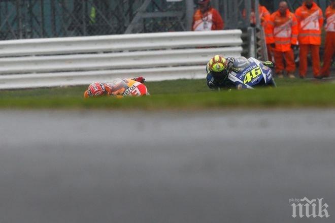 Маркес се прости с мечтите си за титлата след падането на Силвърстоун