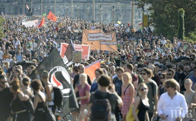 20 хиляди демонстранти във Виена протестираха срещу лошото отношение към мигрантите