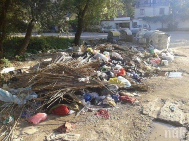 Свинщина! Жителите на село Рударци затрупаха входа на Витоша планина с боклуци
