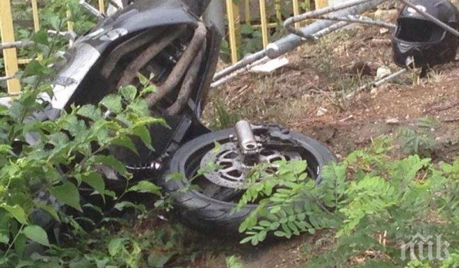 38-годишен мъж е пострадалият моторист при катастрофа в Бургас
