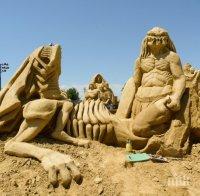 Фестивалът на пясъчните скулптури в Бургас ще е с ново работно време през септември
