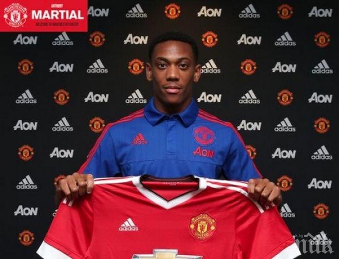 Сделка! Мартиал е играч на Ман Юнайтед