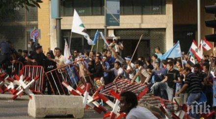 хиляди протестираха ливан искат президентски избори