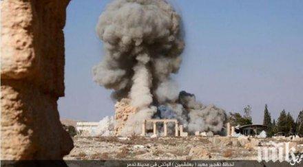 взриви погребални кули палмира обновена