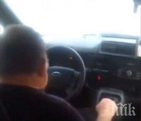 кошмар шофьор пловдивска маршрутка заспива волана докато вози хората видео