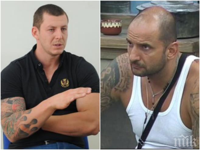 Скандалът се заплита! Цецо от Биг брадър отвърна на заплахата на Боби Ръгбиста, вижте какво каза!