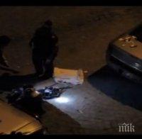 Скандал! Полицаи се гаврят с паднал гражданин – ритат го, увиват го с тоалетна хартия и го снимат с телефоните си (видео)