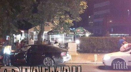 гадост автобус градския транспорт отнесе вратата гъзарско ауди бургас снимки