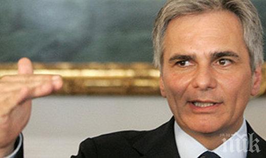 Канцлерът Вернер Файман: Търпението на Австрия има граници