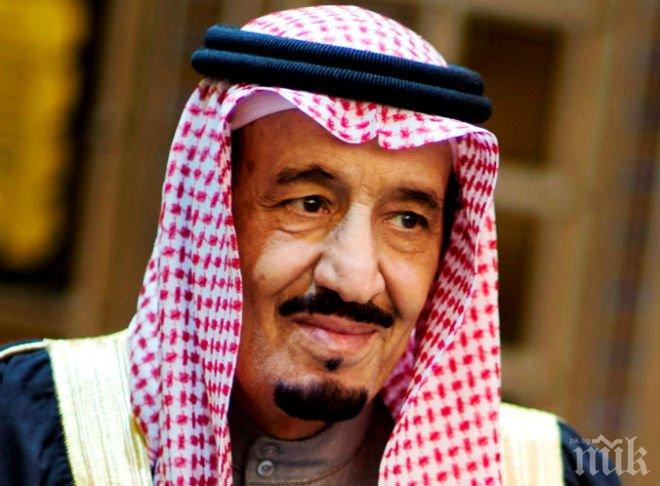 За краля на Саудитска Арабия всичко трябва да е златно