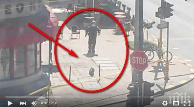 Вижте как сапьори взривиха съмнителна чанта във Варна (зрелищно видео)
