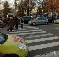 Нови пешеходни пътеки в Русе
