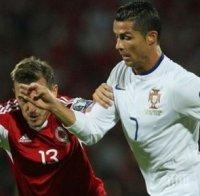 Колеблива Португалия изстрада победа в Албания, Велосо порази вратата на домакините
