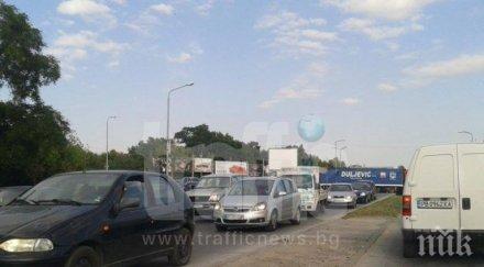адски задръствания парализираха пловдив