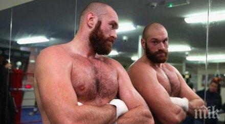 фюри жалва контузия рамото спира заканите кличко