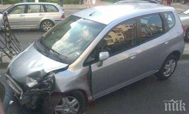 Верижна катастрофа в Пловдив