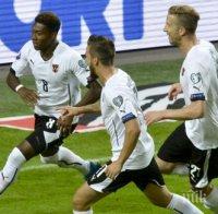 Австрия празнува след наказателна акция в Стокхолм, Евро 2016 се отдалечава за Ибра и компания
