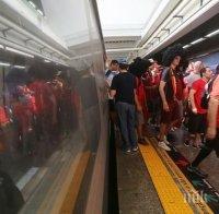 Мъж се хвърли под влака в метрото в Москва