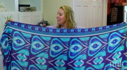 превръща един есенен шал нещо полезно една лесна стъпка