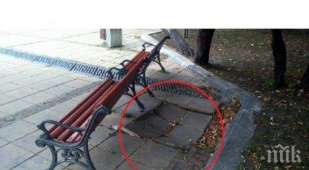 крият счупените плочки варна пейки