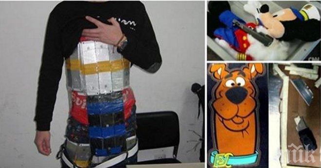 Най-странните неща, с които хората са се опитвали да минат през летището