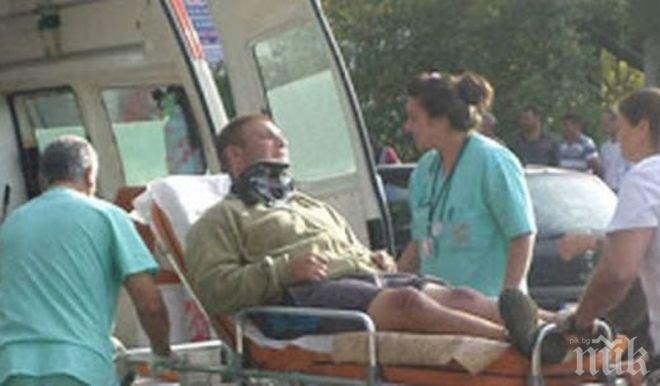 Началник от EVN пострада в тежка катастрофа (снимки)