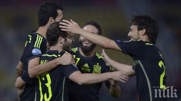 Испания сломи Македония с куриозен гол