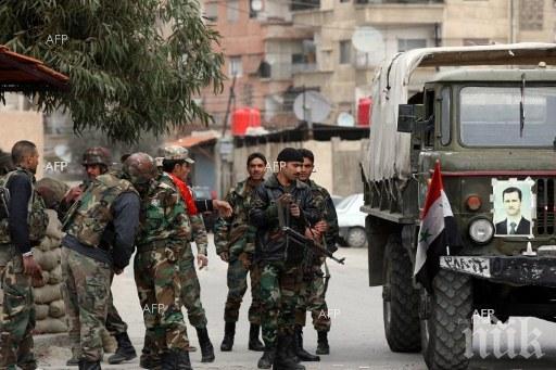 Русия подкрепи Башар Асад с бронетранспортьори и гранатомети