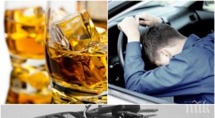 установени 284 шофьори добричко без книжка