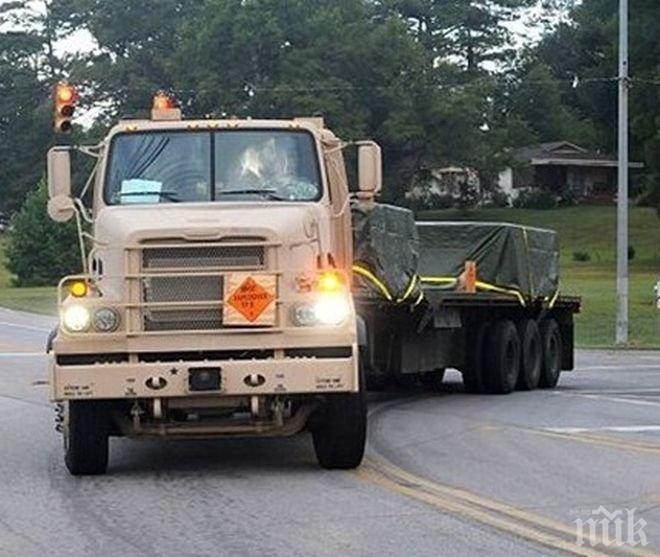 Тежка катастрофа! Американски военен камион се заби в наш край Шумен