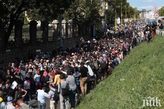 6000 мигранти ще преминат през Македония днес