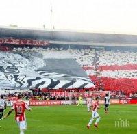 Цървена звезда удари Партизан, Божинов се включи във втората част